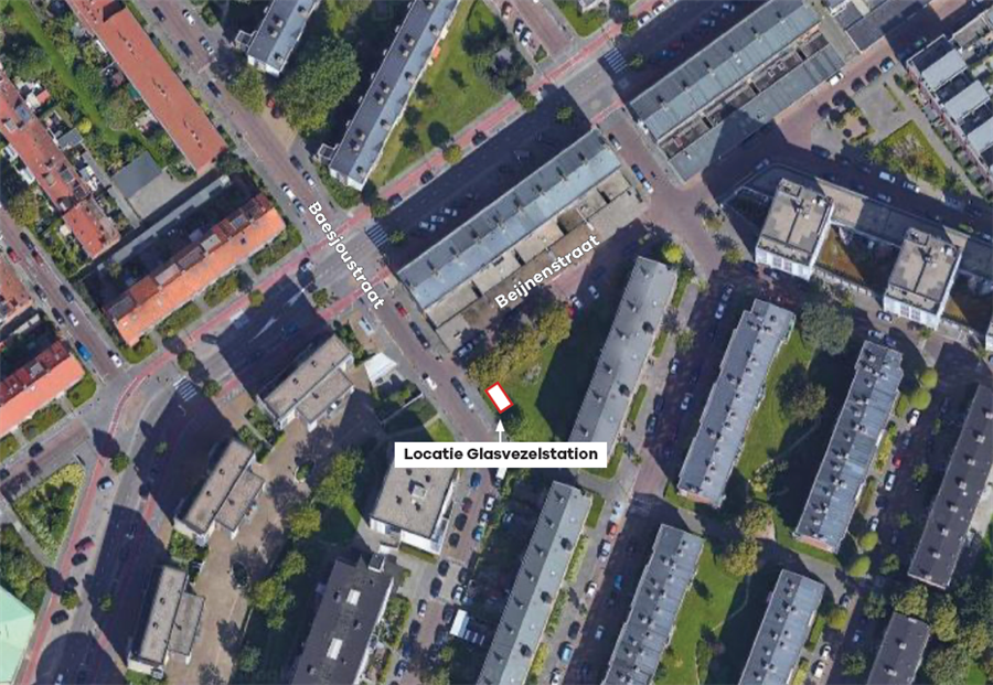 Bericht Glasvezelverdeelstation Baesjoustraat/ Beijnenstraat, Voorburg bekijken